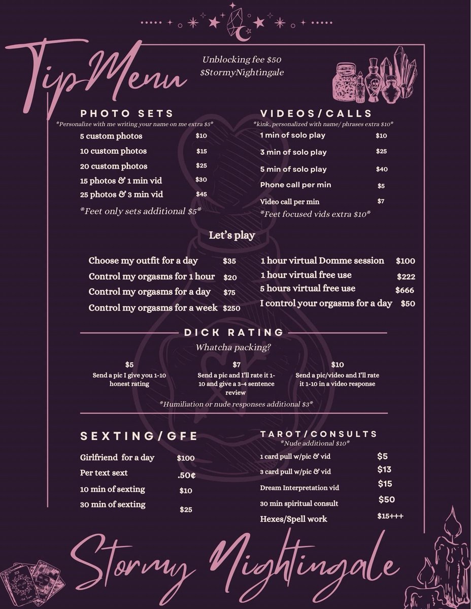 squishystormy's tweet photo. If you’re interested in what I offer this is my menu! 🫶🏻 https://t.co/w0hxp1uhx6