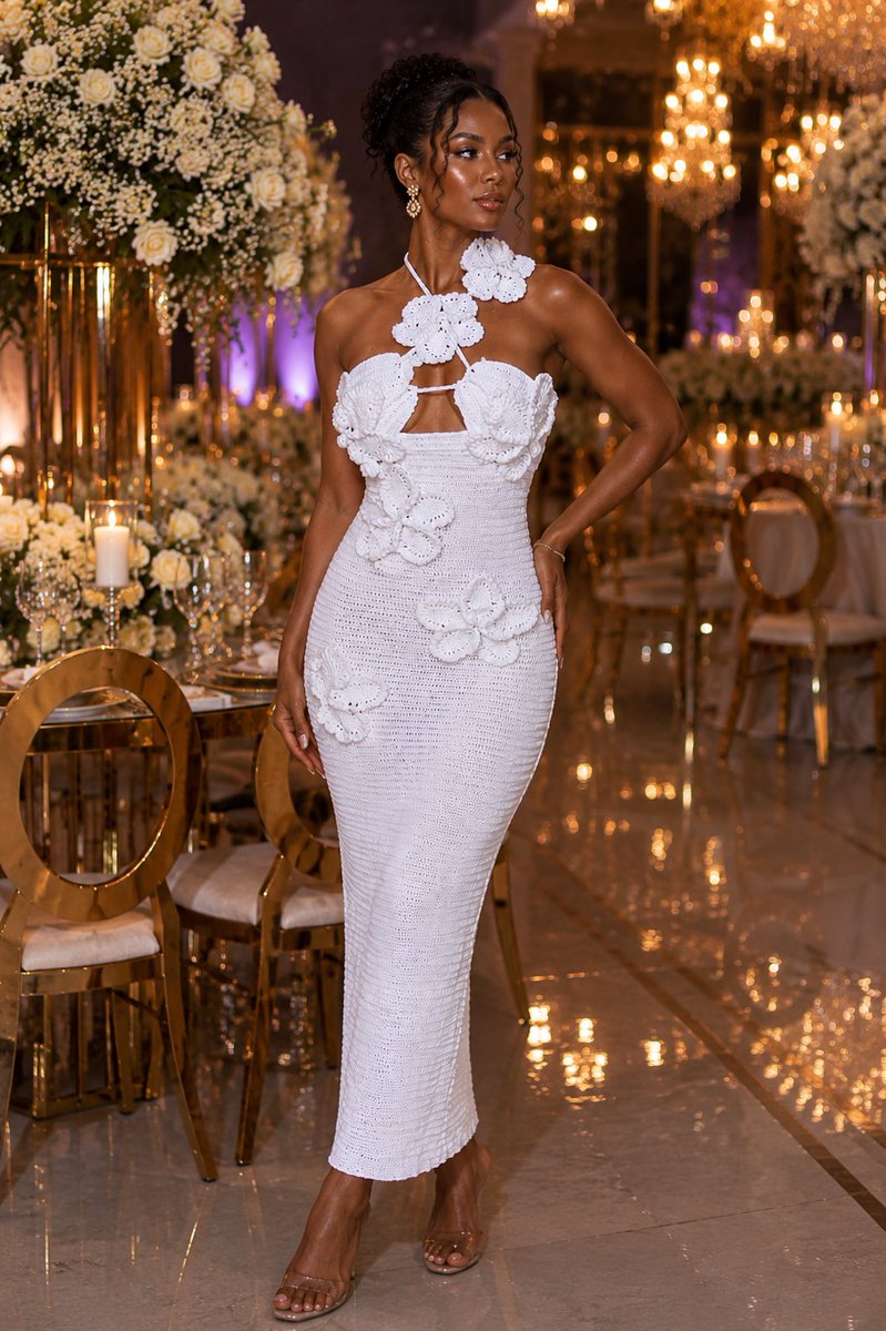 icroche5's tweet photo. This floral crochet masterpiece blends timeless artistry with modern luxury. perfect for making every wedding reception entrance unforgettable

For the woman who wears confidence as beautifully as she wears couture. https://t.co/ni1Iq4Psun