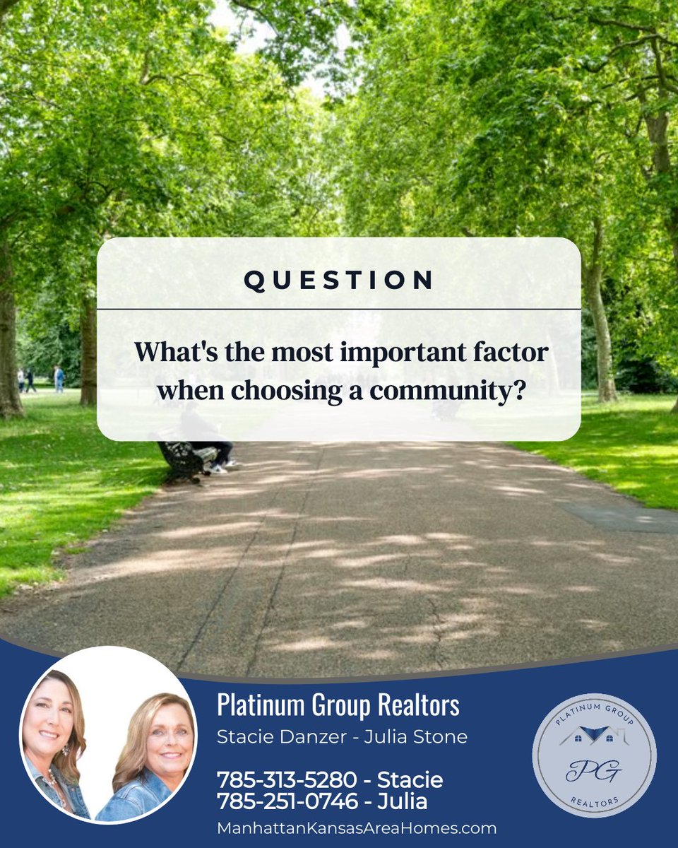 StacieDanzer's tweet photo. The right home is about more than the four walls. It’s about finding a community that fits your lifestyle. 🏡

💬 What matters most when choosing a community: location, amenities, schools, lifestyle, or something else?

#sellmyhouse #homesforsalemhk #homesforsalenearme https://t.co/84ur3FWREp