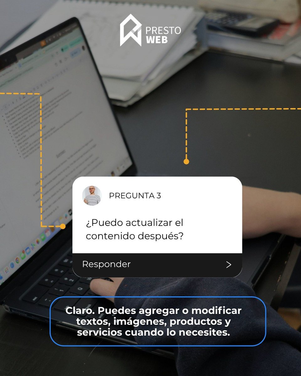 prestowebrd's tweet photo. 💻 ¿Tienes dudas sobre páginas web? Aquí respondemos las preguntas más frecuentes para ayudarte a tomar la mejor decisión.

¿Hay algo más que quieras saber? 💬 Déjalo en los comentarios y en Presto Web te responderemos.

#PaginasWeb #MarketingDigital #SEO #Emprendedores #Negocios https://t.co/cw7pGzdBgJ