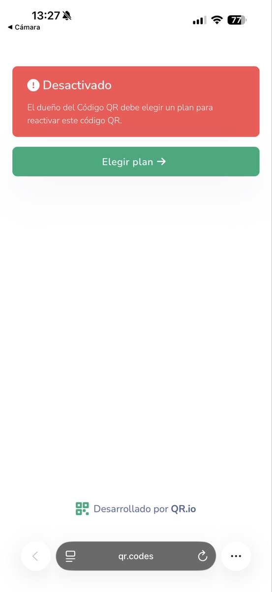 RadioMiseria's tweet photo. La @Sport890 te pide que descargues su nueva app, seguís el QR y te dice que el dueño del QR no tiene una cuenta activa por falta de pago y no podes bajar la app… 

https://t.co/3iPwZ6Lu86

#QueMiseria #Radio #Uruguay https://t.co/cT8WC6uMW5