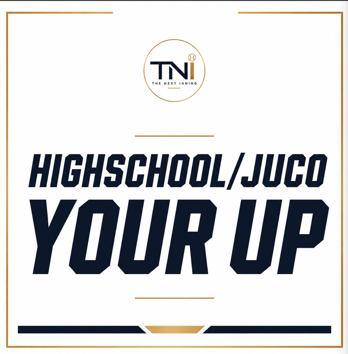 TheNextInning's tweet photo. 🚨 HIGH SCHOOL & JUCO ATHLETES 🚨

After representing 20+ transfer athletes and finishing the summer with a 100% commitment success rate, The Next Inning is officially expanding into high school and JUCO recruiting.

We’re looking to connect with serious players who want an honest evaluation, a clear recruiting plan and relentless representation from people who truly care about their careers.

Reply below with your:
• Position
• Graduation year
• State
• Current school or program

Players, parents and coaches—tag an athlete who deserves more exposure.

If you want agents who will bring a relentless work ethic, care deeply about your career and work endlessly toward your success, send us a DM.

Let’s see who is out there. 👇