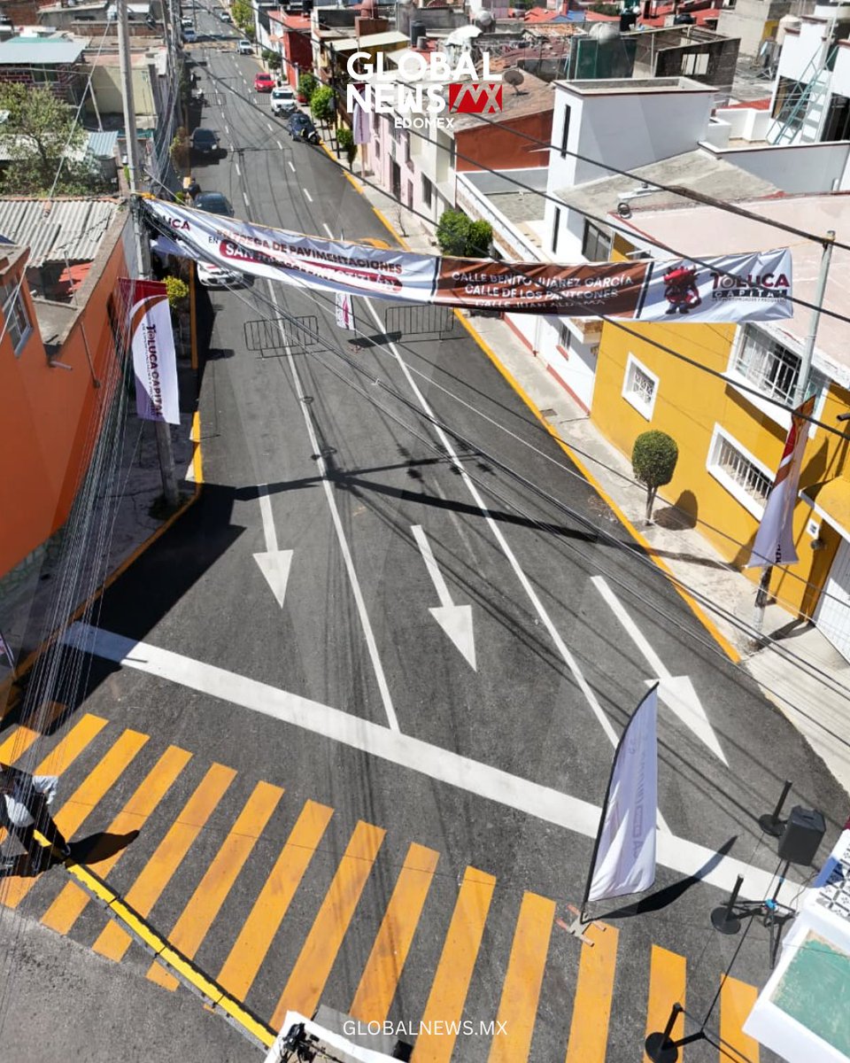 GlobalNewsEDOMX's tweet photo. #ObrasPublicas |🚧 ¡San Mateo Oxtotitlán estrena calles renovadas! Inauguran repavimentación de tres vialidades
El alcalde Ricardo Moreno Bastida, inauguró la repavimentación de tres vialidades importantes en la comunidad
#ObrasPúblicas #GlobalNewsEdomex https://t.co/dSd94PlCST