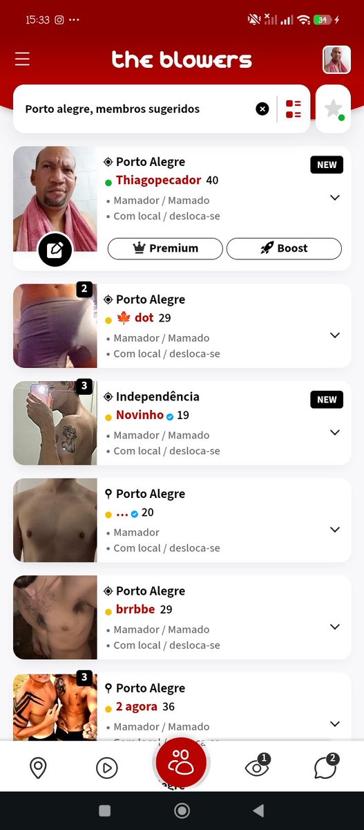 ThiagoLope34745's tweet photo. App melhor que o grindr 🤭 https://t.co/B0d8du300H