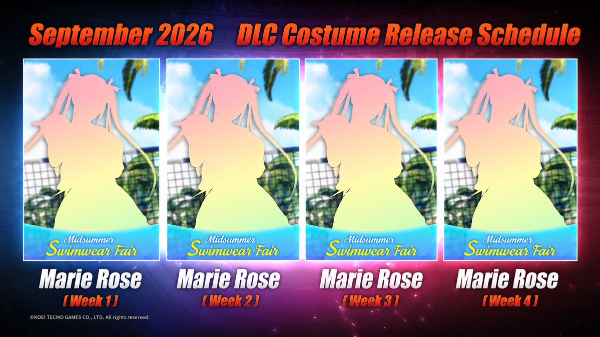 xdrosherr's tweet photo. @DOATEC_OFFICIAL SEPTEMBER DLC ROADMAP LEAKED!! https://t.co/qJrE38U4Ny
