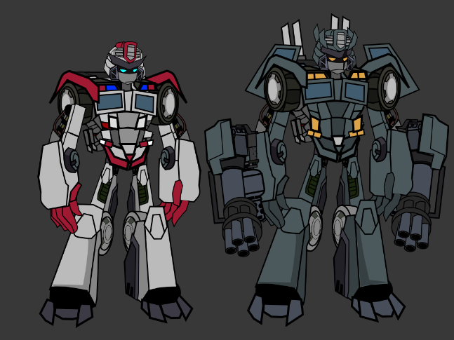 N0N_Existential's tweet photo. Ratchet and Ironhide 
#transformersfanart #ironhide #ratchet https://t.co/TDfP7cYHje