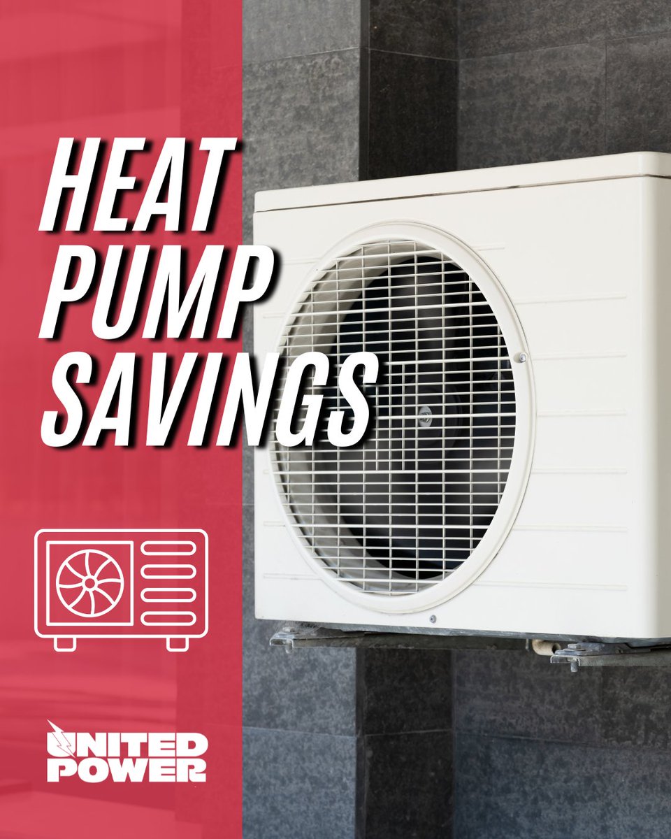 unitedpowercoop's tweet photo. We're spotlighting #HeatPumpWeek in Colorado! 🌡️❄️☀️ Heat pumps move heat for efficient year-round comfort. United Power members may get rebates. Learn more: https://t.co/RrMNIWuZva #EnergySavings #HeatPump #Colorado #ElectricCooperative https://t.co/wXWweh062n