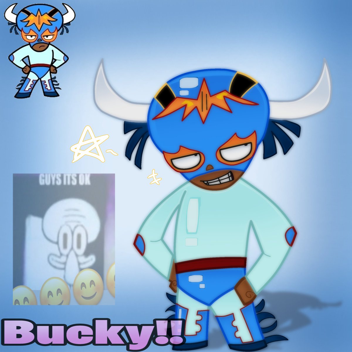 Buck_7659's tweet photo. I fogor to post this💔💔💔
Here's a drawing of my fav scrapped character, Psiclone🥹🥹🥹

#muchalucha #muchaluchaart https://t.co/ELPA9ipLyA