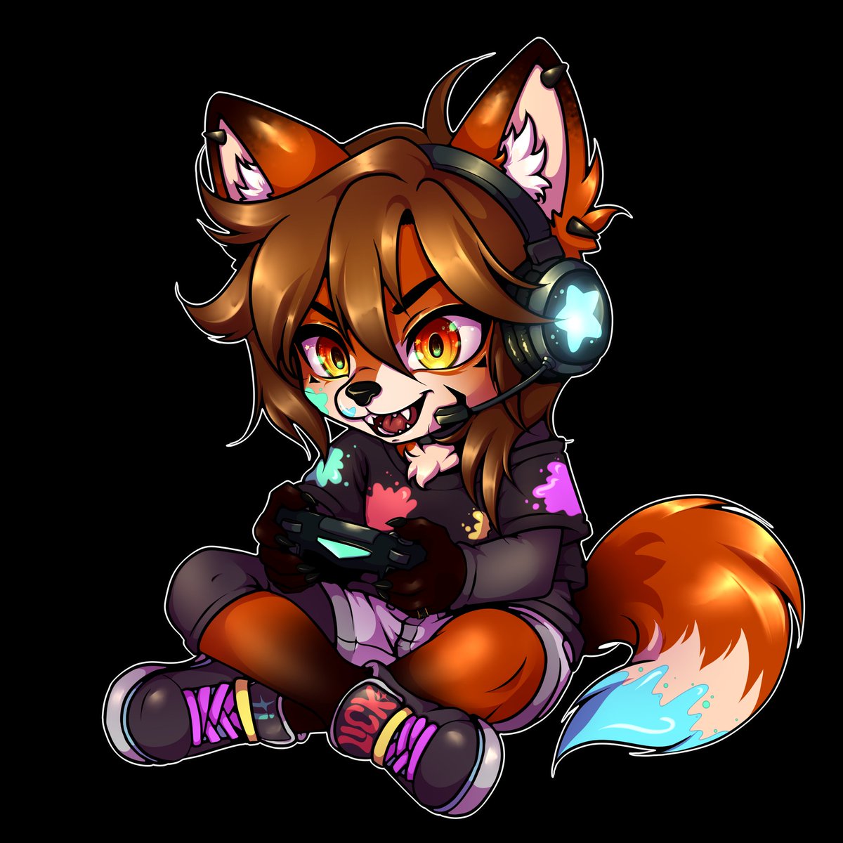 JaviLaYena's tweet photo. Wow its been a sec since ive done a png model! Here's a comm for @SagaPlaysstuff !! 🎨🦊✨️

#furry #furryart #commissionㅤ https://t.co/diZhNhPU7B