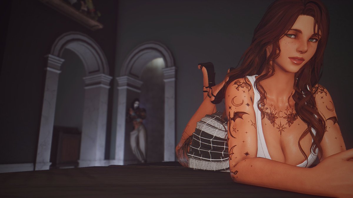 GwynQuintlin's tweet photo. #gpose #scream #lightsout #ffxiv #highlander #aura https://t.co/HPjTmNRsiF