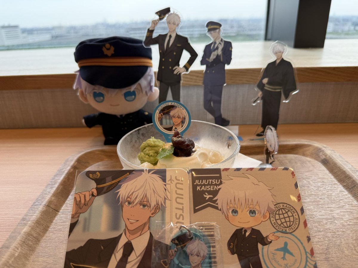 riotuyukusa's tweet photo. 羽田空港　呪術廻戦コラボ　最終行ってきました〜✨
グッズなどはもう欲しい物はゲットしているのでお風呂メイン✨お風呂しか無いメニュー＆パネル✨
久しぶりのスーパー銭湯？堪能してきました♪楽しかった✨ https://t.co/5V7RsWnFPK