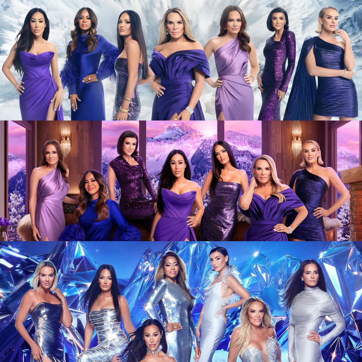 kaeleb0813's tweet photo. i think #RHOSLC is the first HW show in years to have the SAME exact full-time cast without any firings or additions for 3 seasons back to back!❄️ https://t.co/MJlZXiuDhM