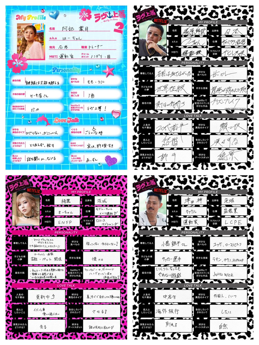 yamatonadeshi5's tweet photo. ENFPってヤンキー気質のMBTIなの？
ラヴ上等1〜2出演メンバー約半数を運動家(ENFP)が占めてるってすごくない？
気になってENFPの解説読んだら、めちゃくちゃ上等界隈で腹落ちした。
 #ラヴ上等2 https://t.co/1mmftChWJ1