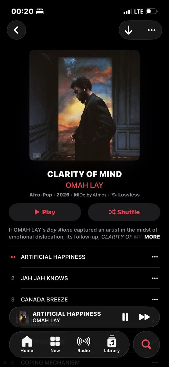 Omah_Sam03's tweet photo. 🚨 OUT NOW WORLDWIDE 🚨

👤 OMAHLAY 
💽 CLARITY OF MIND

◻️ 2ND STUDIO ALBUM ◻️

FEATURING:
▫️ ELMAH 🇳🇬 https://t.co/2d0d9mNHoc