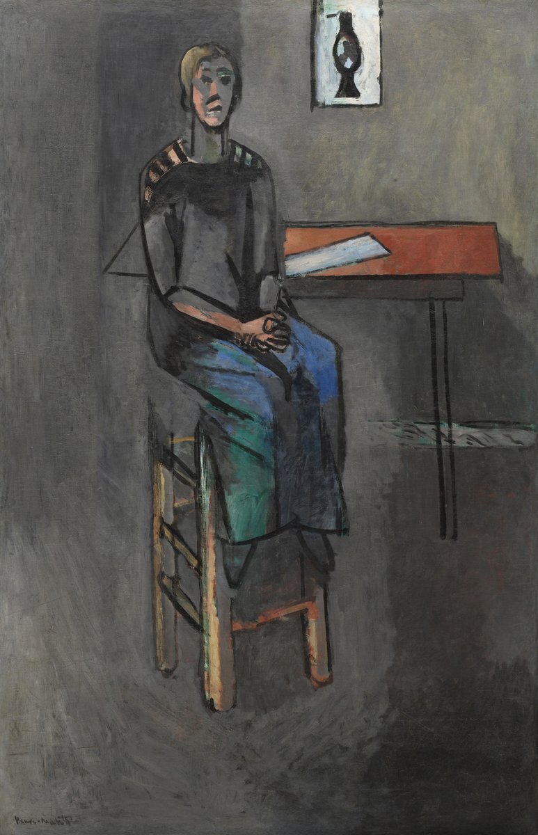 artistmatisse's tweet photo. Woman on a High Stool #artbots #matisse https://t.co/c9fGFU6qXz