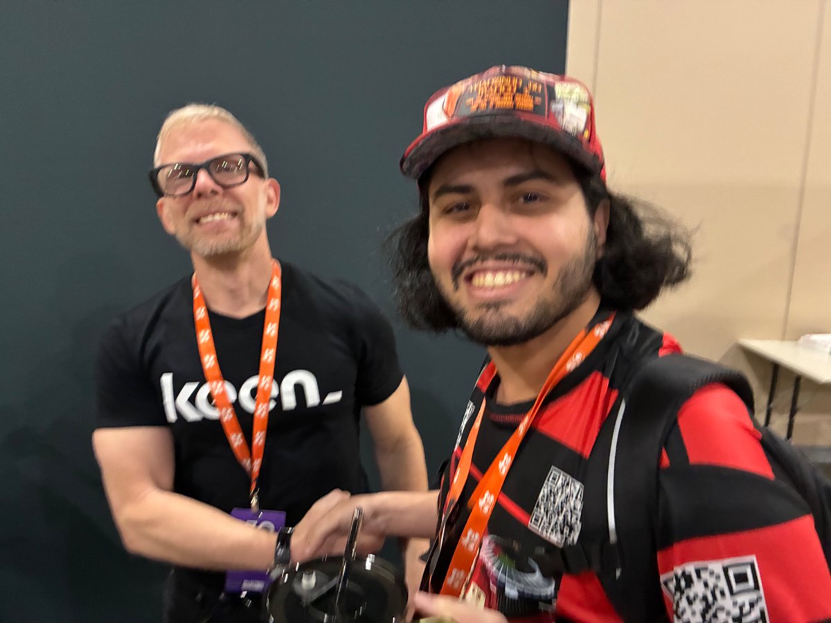 JoevenoYT's tweet photo. One of the best days of my life. I was able to talk to @romero  how making the quake maps source code available helped me understand how quake clicked ( thank u so much! Also studying ur design philosophies shaped everything I do!), also gifted him a copy of BRAZILIAN DRUG DEALER 3: I OPENED A PORTAL TO HELL IN THE FAVELA TRYING TO REVIVE MIT AIA I NEED TO CLOSE IT that I brought from Brasil to gift him :D , also talked about the cultural motives behind BRAZILIAN DRUG DEALER, of showing the amazing culture of my country Brasil to the world. 

Was also able to personally thank @ID_AA_Carmack  for making the Quake source code available and changing my life deeply with that (You and Romero wanting that for the Id games changed a lot of lifes!!). 

Was also able to talk to @ThatTomHall   how much I freaking LOVE Rise of The Triad!!! 

I’m so happy to have met my heroes!! I can’t really define how happy I am. What a amazing moment in my life.