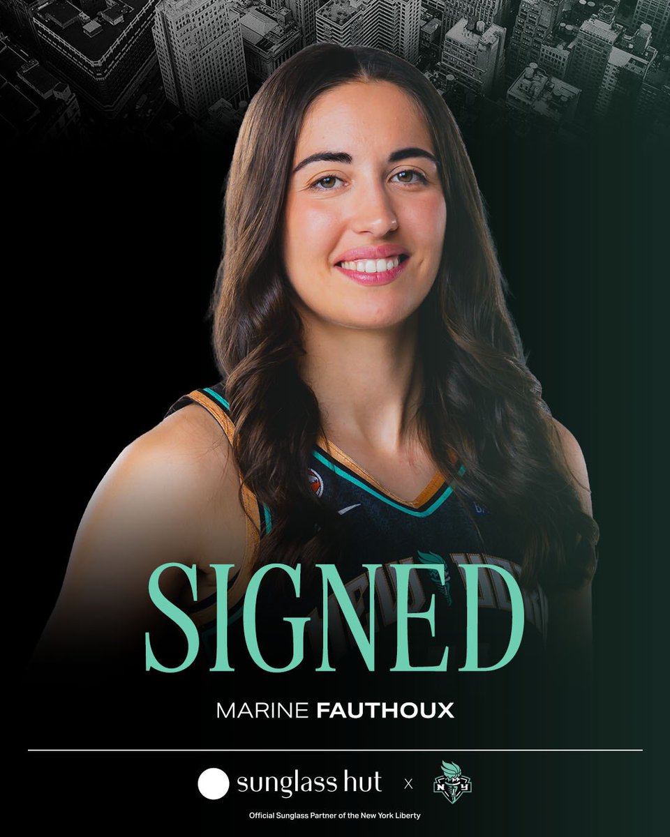 nyliberty's tweet photo. The New York Liberty have signed guard Marine Fauthoux to a multi-year deal, the team announced today. 

Congrats, Marine!🗽 https://t.co/XJYUdW6KV0
