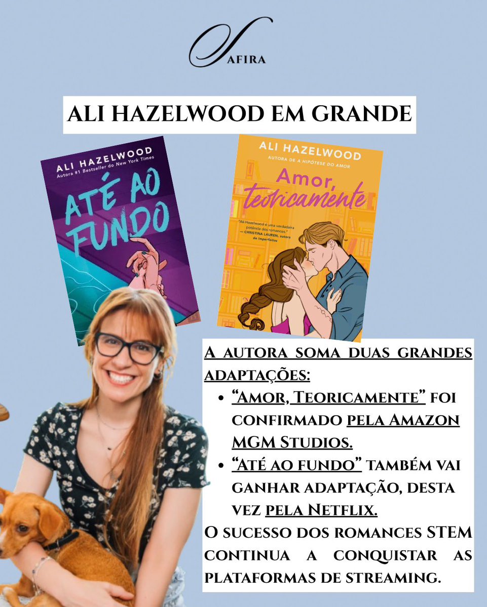 RevistaSafira's tweet photo. O BookTok continua a mudar o mundo do entretenimento.

As histórias que conquistaram milhões de leitores estão, cada vez mais, a dar o salto para o pequeno e o grande ecrã.

Leia o artigo completo em https://t.co/XdZBb4ZP18
#booktok #leitoras #cinema #AdaptaçõesLiterárias #livros https://t.co/H4L3nof8sY