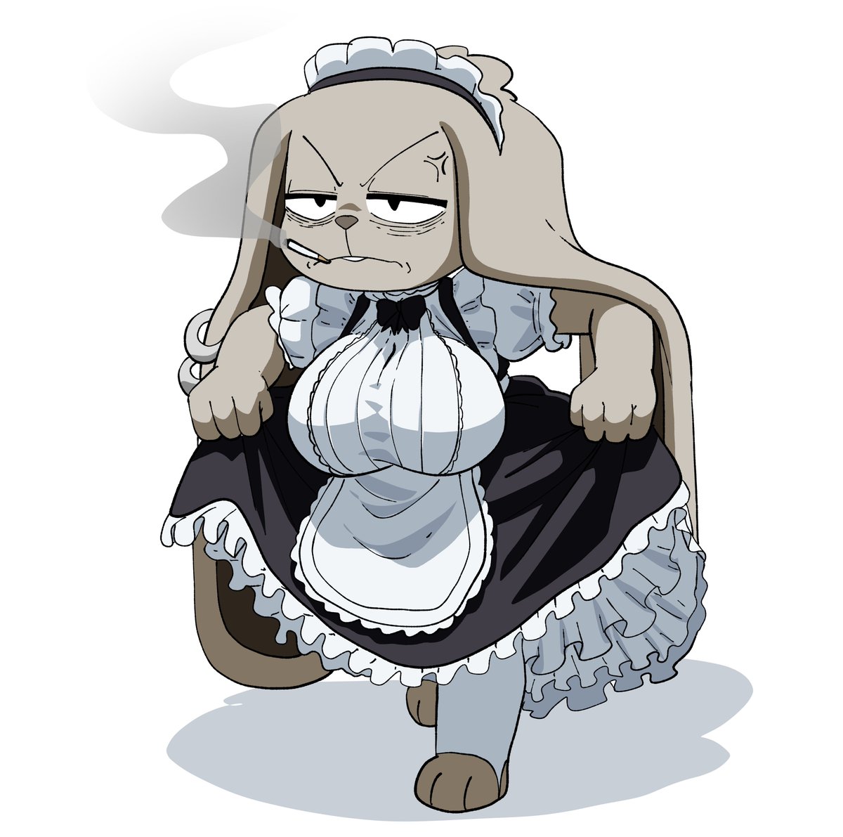 Inker_comics's tweet photo. Canela's new job No.7: Maid https://t.co/orQeGM9SvV