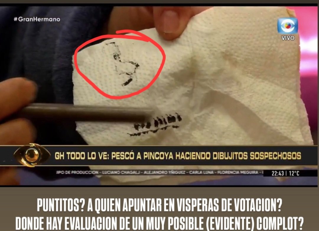 visionoficialar's tweet photo. Pincoya hizo complot contra Juanicar. Esta prohibido escribir o hacer dibujos. #granhermano Gran armado https://t.co/N6r0YoUYgt