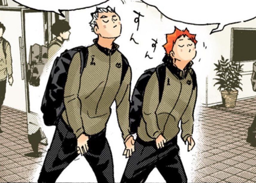 neitoozz's tweet photo. bokutos influence on hinata is so cute🥹 https://t.co/YCX5nihU1a