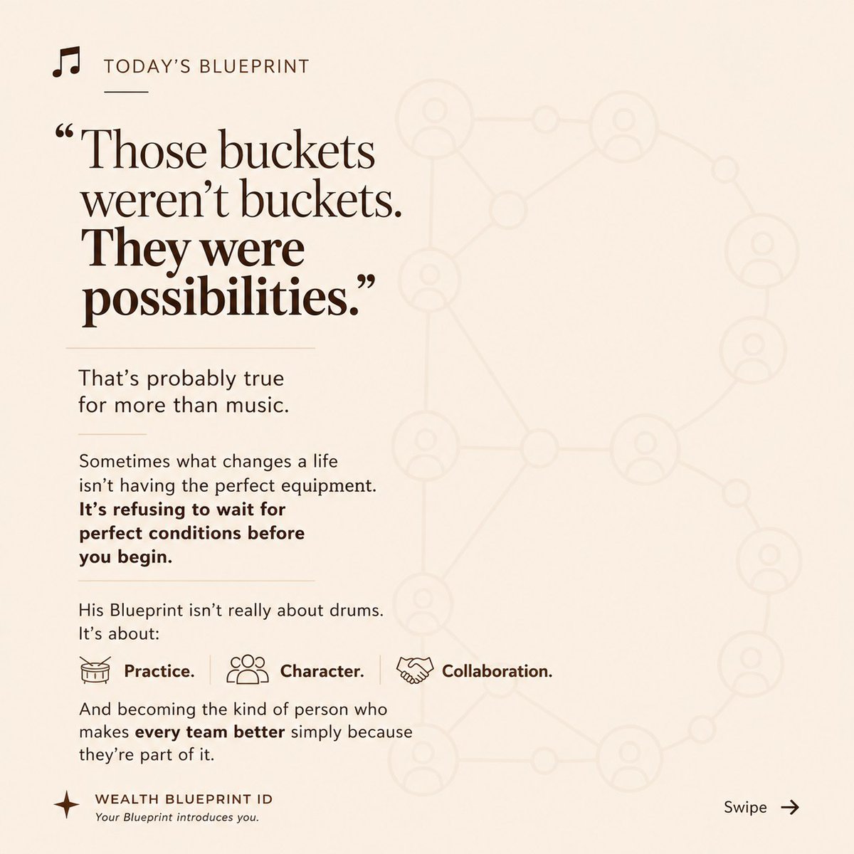 WBID26's tweet photo. Daniel's blueprint 👇
https://t.co/c2aIsbBNCU

We can't wait to read your's, because describing your person can take you to places you would have never been 🥂🤍 https://t.co/D71zdkkkEw
