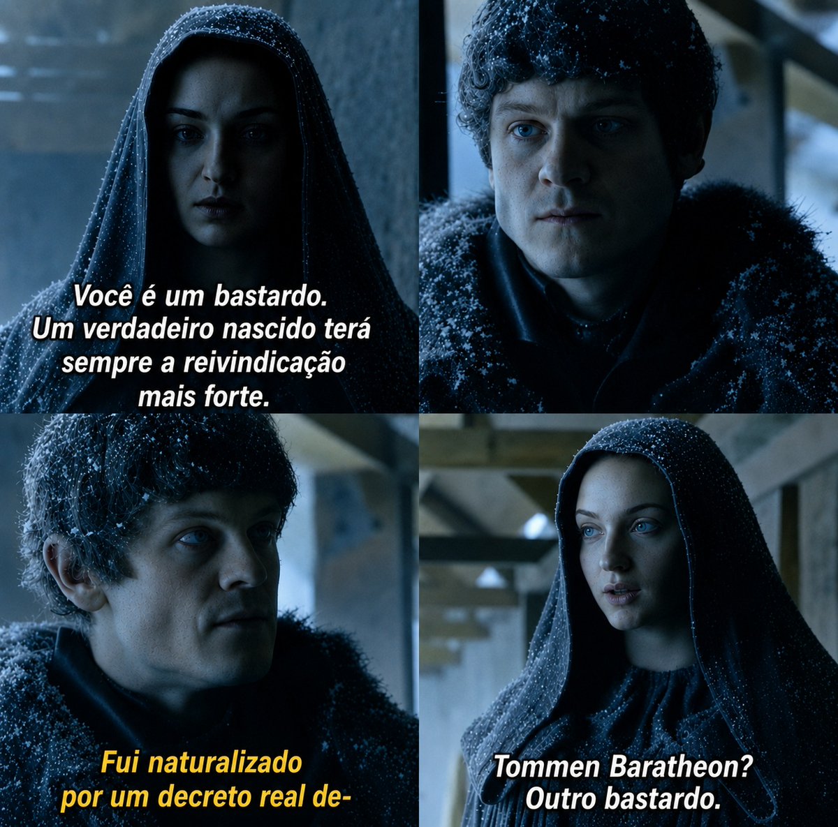 jlinzombie's tweet photo. Sansa Stark acabando com o Ramsey em duas sentenças. Ele não sabia que tava falando com a Rainha do Norte.

🎥 Game of Thrones (5ª Temporada) https://t.co/hPRuWi0RLV