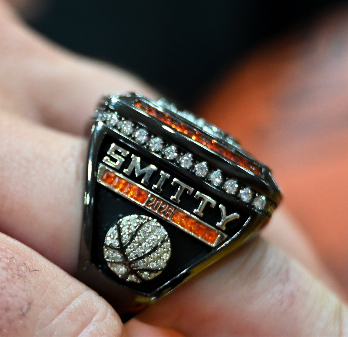 SethBailey04's tweet photo. A first look at the 2026 Ohio DII basketball state champion Massillon Tigers’ rings… https://t.co/1JmC4pcsjy