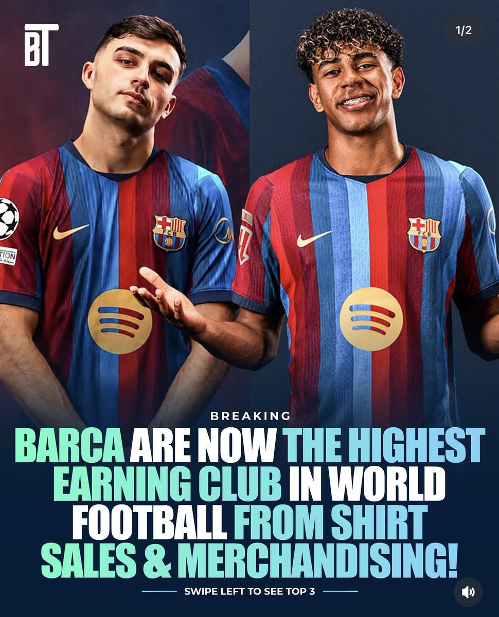 playwithtomide's tweet photo. IT’S a new ERA ! 

Barcelona will rule EUROPE ONCE AGAIN 😁 https://t.co/n6UH6HUbKv