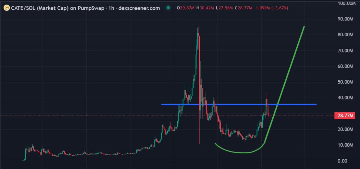 MoEthWhale's tweet photo. Catch the $CATE the dip, it won't last long.

The dip started after @phantom changed the Cate logo and name in their wallet, but within 1 hour, the matter was escalated by the higher ups with @PoorGoat_ on the case 🫡, and they informed Phantom the Indian based catecoin team sent a bogus legal letter, and the catecoin IP trademark they are referring to has been suspended: USPTO: https://t.co/5vM23qzbGV

It's so funny, @CateonSol_ has been FUDded more than any memecoin I've been a part of, including DOGE, SHIB & PEPE, yet every time, it just keeps coming back stronger.

The $CATE most hated billion dollar rally continues.

CA: Ai66LHZG9MCzg1WKdawwqduVAXpNDUuV8M3uyq5ppump