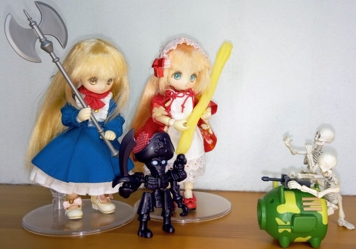 pirori6000's tweet photo. 💀💀「えっ、嬢ちゃんたち、そっち側につくの!?Σ(´□｀ﾉ)ﾉ」
#キャンディールル
#ビスケティーナ https://t.co/89Epqh3zLw