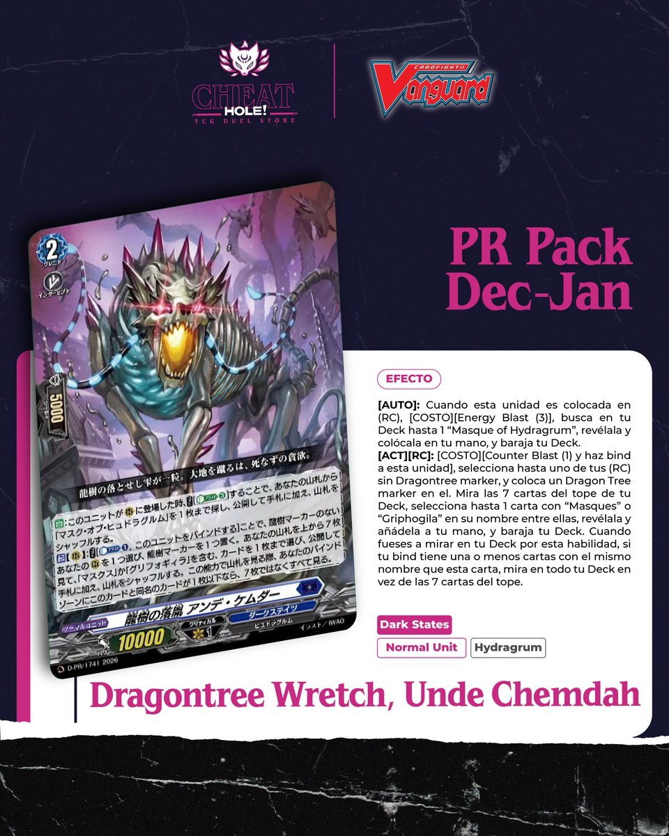 CheatHole_TCG's tweet photo. Cartas que vienen en el promo pack que estaría llegando a inglés en Diciembre 2026-Enero 2027, soporte para muchos arquetipos. PT1.

#vanguard #cardfightvanguard #cfv #CardfightVanguard #TCG https://t.co/wjNVDYClYT