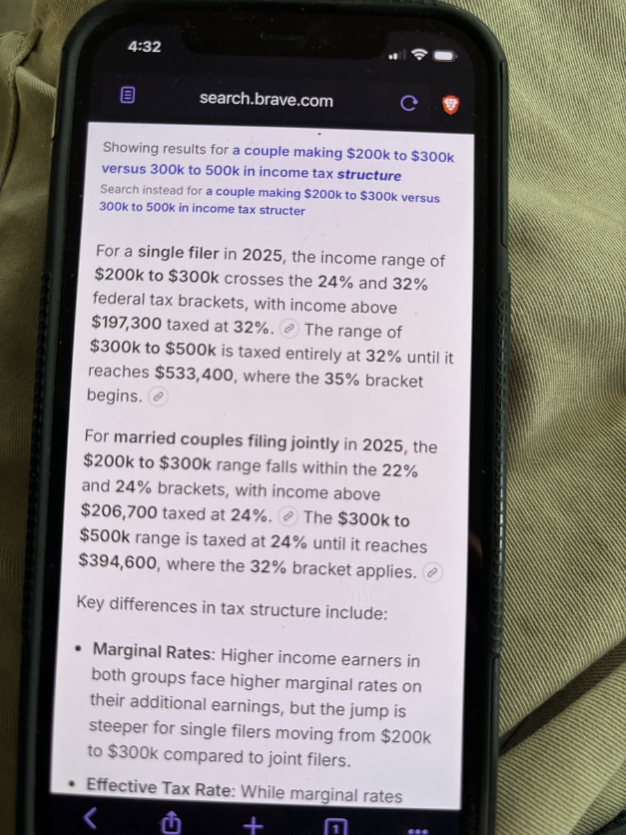 Michael56250886's tweet photo. @Cointelegraph As a couple Being just under the $400k mark your doing ok but when year end bonuses bring you up over the 400k
 8 percent tax added on from 24 to 32 percent and all bonuses are taxed at 40 percent before receipt, Gift tax! Gift for the government🤷 https://t.co/Bjf3NaBnxE