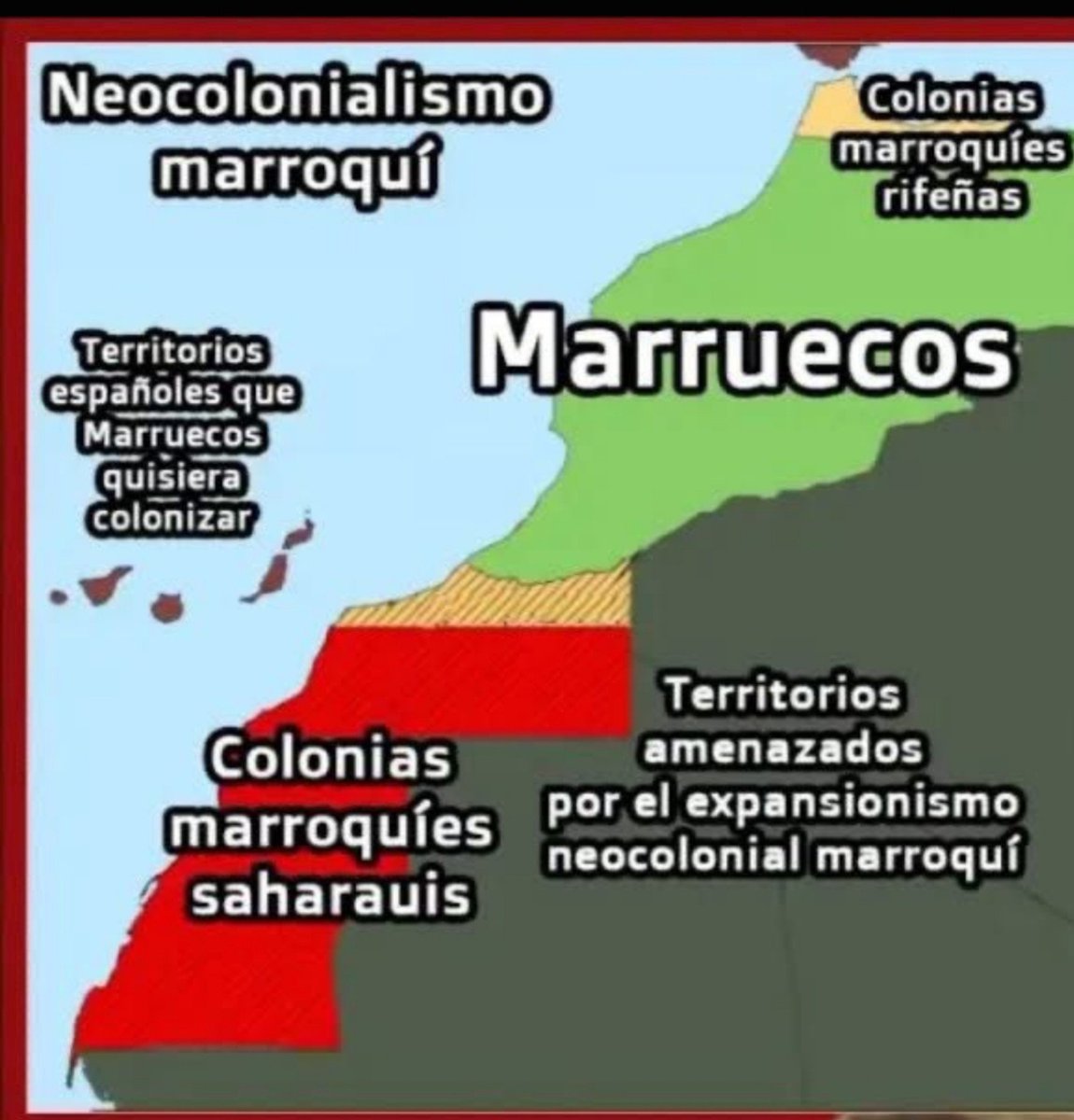 egeria_errante's tweet photo. @KBerhmani @Political_Room The only occupation in North Africa is by Morocco in Western Sáhara and the Riff
#freeWesternSahara
#freeRiff https://t.co/NowhbASRYE