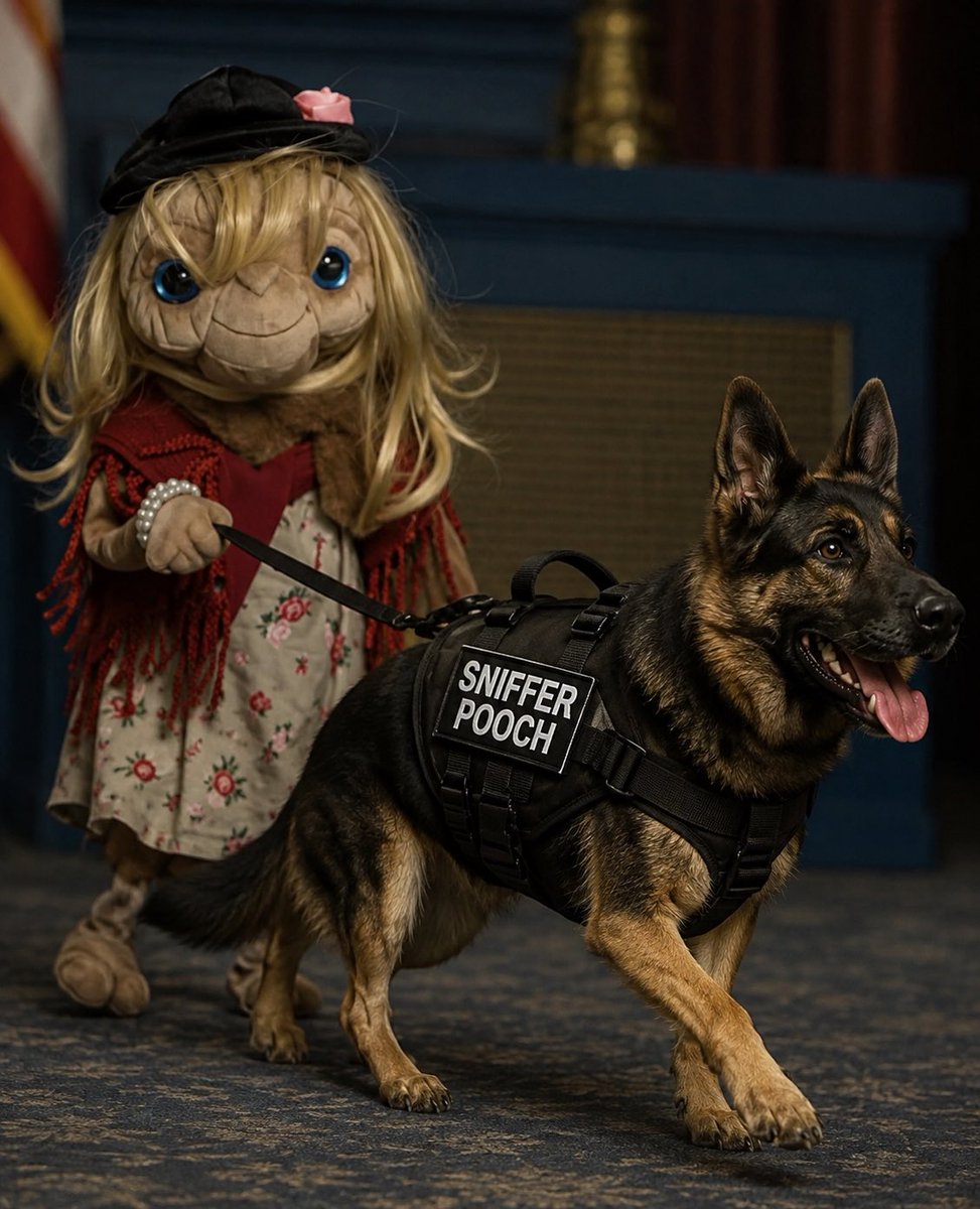 ChewingTheVoid's tweet photo. This somehow feels on brand.

#Brigitte #SnifferPooch https://t.co/1EuZZsWqvP