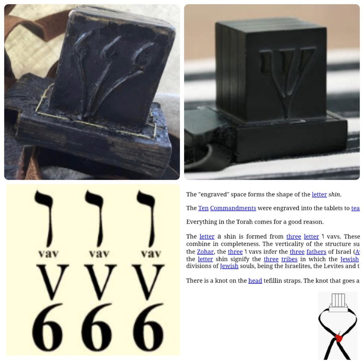 59SouthLee's tweet photo. @LostMyHats You missed the fact they put 666 on their Tefillin

Sometimes it looks three lines, but dont let that fool you, it's Vav-Vav-Vav which in Hebrew Gematria is 666, the same symbol you find on Monster energy drinks that boast of "unleashing the Beast" https://t.co/JUhzkB8Ii4