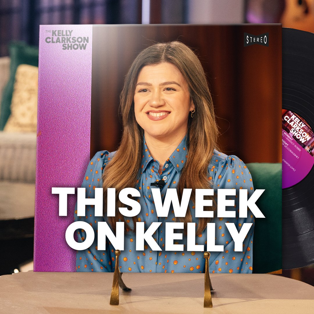 KellyClarksonTV's tweet photo. Lots of fun in the queue this week on Kelly! 💿➡️ https://t.co/GcK0ZeN0kj