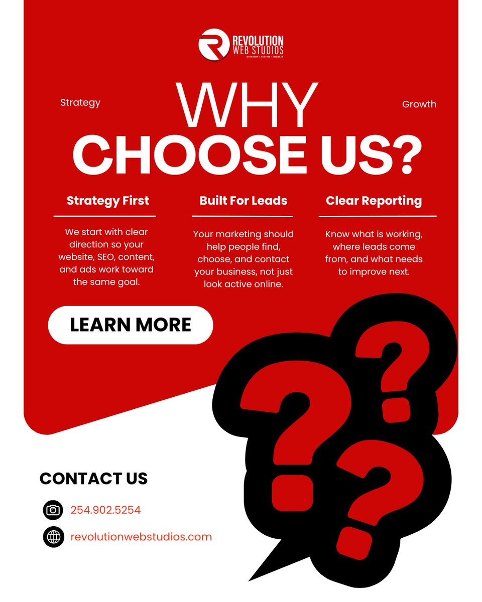 RevoWebStudios's tweet photo. Your marketing should have clear direction, a defined purpose, and measurable results. https://t.co/GRbKr2OXfr