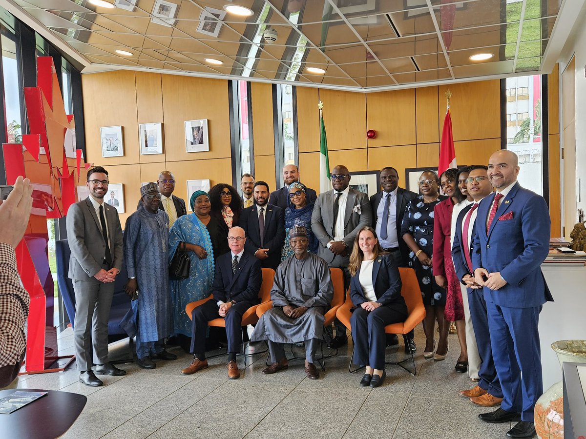 fkeyamo's tweet photo. Thursday, 6th August, 2026

Canadian, Embassy, Abuja

PRESS RELEASE

NIGERIA, CANADA SIGN EXPANDED AIR TRANSPORT AGREEMENT FOR DIRECT FLIGHTS, TRADES AND CONNECTIVITY

In a landmark step towards strengthening bilateral aviation relations and expanding economic cooperation, the Federal Government of Nigeria and the Government of Canada have signed an expanded Air Transport Agreement that will, for the first time, permit direct scheduled air services between both countries.

The Honourable Minister of Aviation and Aerospace Development, Festus Keyamo, SAN, CON, FCIArb (UK), was represented at the signing ceremony by the Director of Air Transport Management, Federal Ministry of Aviation and Aerospace Development, Mr. Mohammed Ahmed Tijjani, who joined the Canadian Chief Air Negotiator for Global Affairs, Ms. Shendra Melia, at the High Commission of Canada in Abuja to formalize the historic agreement.

The signing followed an extensive Nigeria–Canada Air Transport Expansion Technical Review Worksession, during which both delegations reviewed the existing Bilateral Air Services framework and reached a consensus that culminated in the signing of the Agreed Minutes.

The Nigerian delegation comprised Mr. Mohammed Ahmed Tijjani, Director, Air Transport Management; Mrs. Jummai Yahaya, Esq., Director, Legal Services, Federal Ministry of Aviation and Aerospace Development; Mrs. Olayinka Babaoye-Iriobe, Director, Air Transport Regulation, Nigerian Civil Aviation Authority (NCAA), alongside other senior government officials.

The Canadian delegation was led by Ms. Shendra Melia, Chief Air Negotiator for Global Affairs Canada, and included Mr. Jathorsan Lingarajan, Trade Policy Officer, Global Affairs Canada, and Mr. Steven Worth, Manager and Senior Policy Advisor, Transport Canada, among other officials.

The expanded agreement marks a significant milestone in the aviation relationship between Nigeria and Canada. It introduces several important enhancements designed to improve connectivity, promote tourism, facilitate trade, and create new opportunities for airlines and businesses in both countries.

Key highlights of the expanded Air Transport Agreement include:

- The right for Nigeria and Canada to designate multiple airlines to operate scheduled air services between the two countries.
- A capacity allowance of 14 weekly passenger flights and 10 weekly all-cargo flights for the designated airlines of each country.
- The granting of Fifth Freedom Traffic Rights for all-cargo operations, allowing cargo airlines to transport freight between two foreign countries, provided the service originates or terminates in the airline's home country.

The agreement is expected to significantly enhance air connectivity between Nigeria and Canada by paving the way for the commencement of direct flights, thereby reducing travel time, improving passenger convenience, lowering logistics costs, and strengthening commercial and cultural ties between both nations.

The development is particularly significant given the growing people-to-people relationship between Nigeria and Canada. As of 31 March 2026, more than 25,000 Nigerians hold valid Canadian study permits, making Nigeria one of Canada's major international student source countries. The enhanced aviation framework is expected to further support educational exchanges, tourism, business travel, investment, and family reunification.

The Nigeria–Canada Air Transport Agreement was originally negotiated in 2014 as a code-share-only arrangement and formally signed in March 2025. The current agreement represents the first major expansion of the bilateral air services framework since its negotiation over a decade ago.

Tunde Moshood
Special Adviser on Media and Communications
to the Honourable Minister