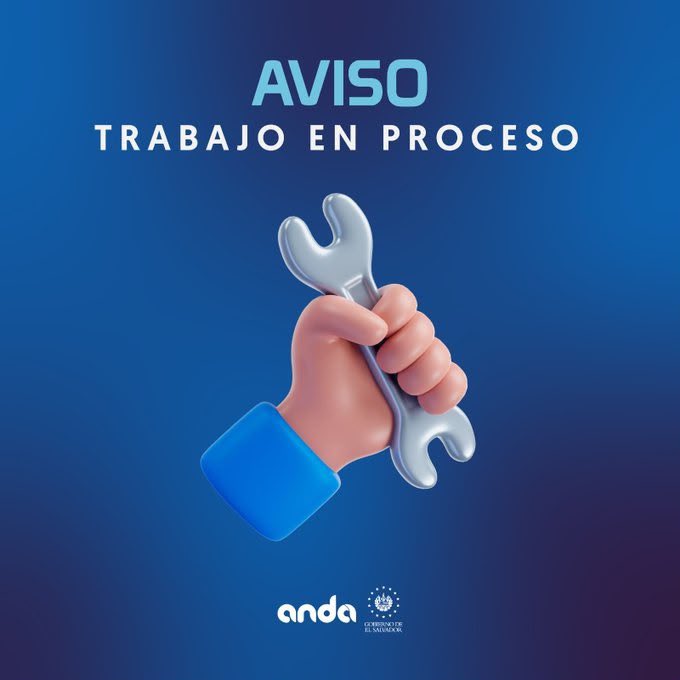 ANDASV's tweet photo. 💧 Nuestro equipo técnico se encuentra realizando mantenimiento correctivo en la Planta de Bombeo El Molino, San Miguel Centro. Mientras se ejecutan los trabajos, el servicio presentará afectaciones temporales en:

📍 El Molino, Arcos del Molino, Altos del Molino, Gavidia, Río Grande, Jucuapa 1 y 2, Brisas del Río 1 y 2, Unidas, 15 de Septiembre, Estadio Barraza, lotificación La Chacra, Sirama, comunidad El Tiangue y residenciales Águila (1, 2 y 3) y Pasadena (2 y 3).

Al finalizar la intervención, el suministro se normalizará.
