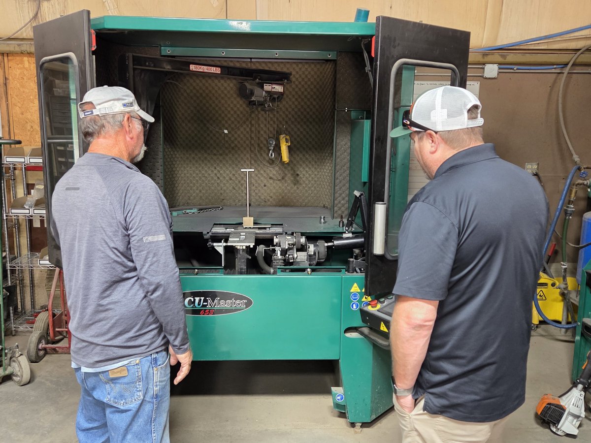 GCSAA_NW's tweet photo. It's a great day when you can bring along a local teacher to your site visits. Today I introduced Todd Niven, a Billings West High School teacher to members in the Billings area. Todd's goal it to start a turfgrass management program at his school. https://t.co/QIw91c2BnO
