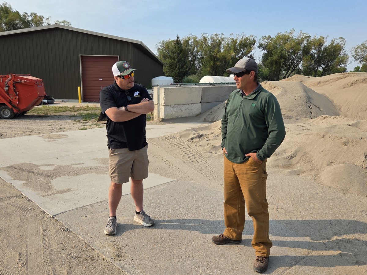GCSAA_NW's tweet photo. It's a great day when you can bring along a local teacher to your site visits. Today I introduced Todd Niven, a Billings West High School teacher to members in the Billings area. Todd's goal it to start a turfgrass management program at his school. https://t.co/QIw91c2BnO