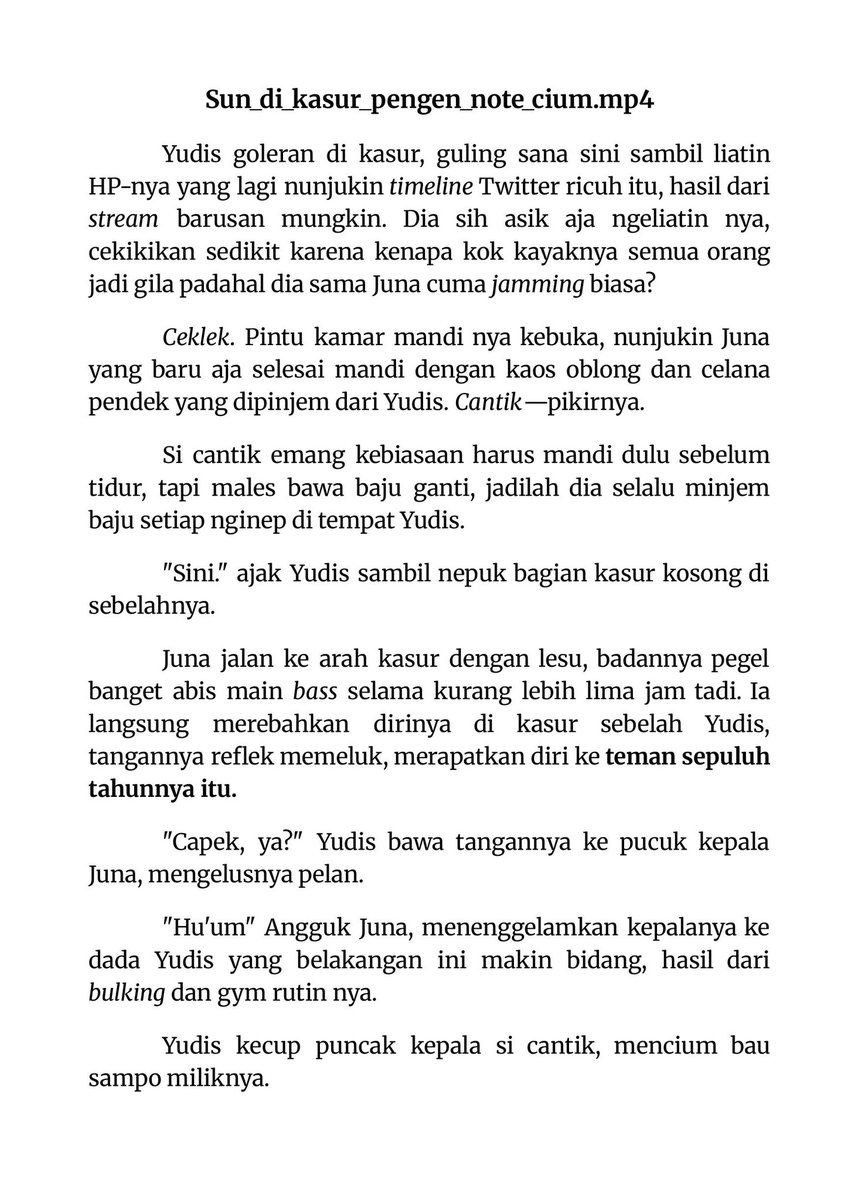 claretlily's tweet photo. #notesun aftermath tadi: sun_di_kasur_pengen_note_cium.mp4

cw // kissing https://t.co/GoAoVzTzdM