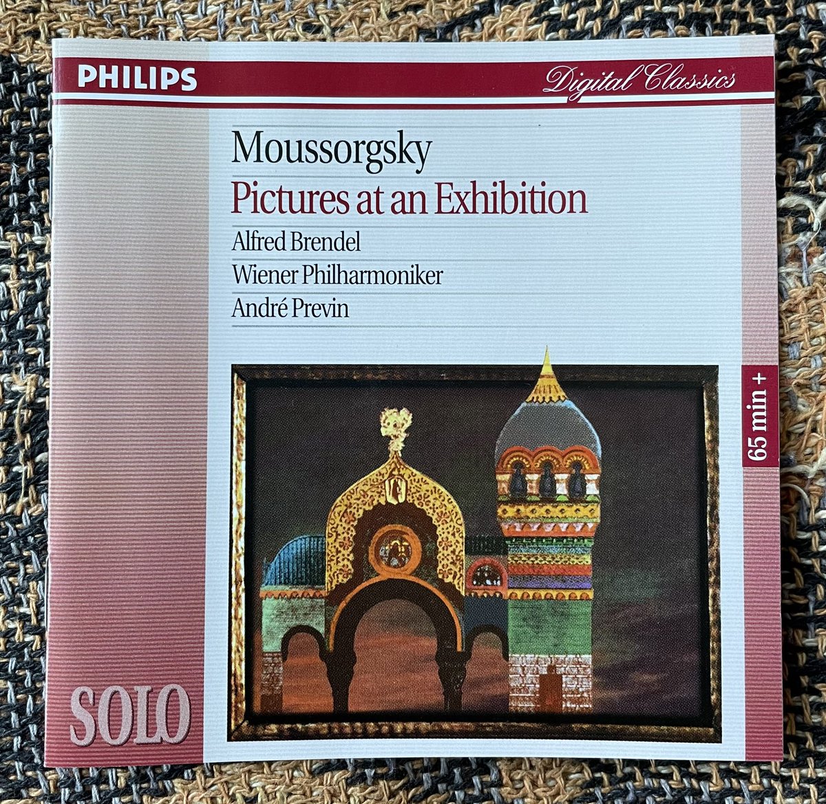 AnAlbumADay1's tweet photo. #2252: Pictures At An Exhibition (1990) Two versions, back-to-back. The Brendel is just about perfect, his timing and phrasing second-to-none. The Ravel arrangement is the first I’ve heard in quite a while, and I’d forgotten just how good it is: the choices and tones a benchmark. https://t.co/WXuhKDWzQZ