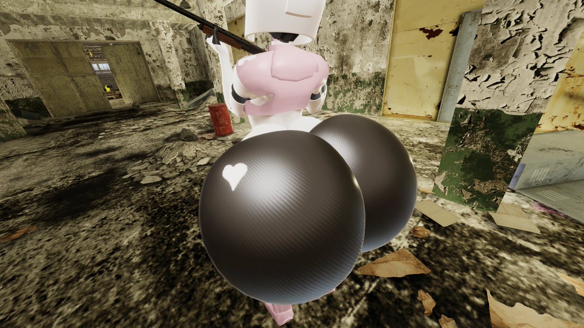 Splendorwv's tweet photo. A new Robo-Boi joins the fray! (Real popular, huh?) This time here's Passion, a hyper hung Robo-Boi for @Twisted0605 and avi done by @MazeVRChat show them both some love! 🤍💗 https://t.co/XkVfp9MAnm