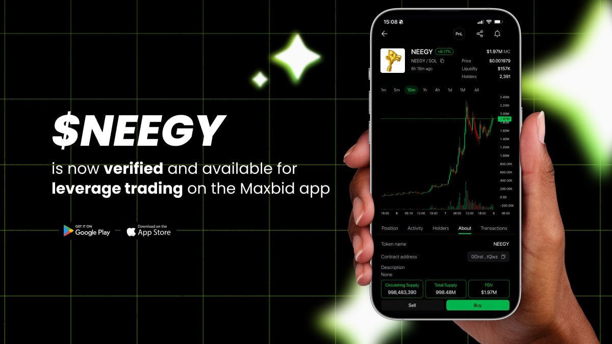 maxbidbro's tweet photo. solana:6oGuFDbEeaSzTcvrmmd2MqfNYwHKXFoN7regcR22pump is live for leverage trading & borrowing on the Maxbid App & dApp.                                                                                              

CA: 6oGuFDbEeaSzTcvrmmd2MqfNYwHKXFoN7regcR22pump              

Start trading: https://t.co/8Qvd7liF5R                   

Neegy Neegy