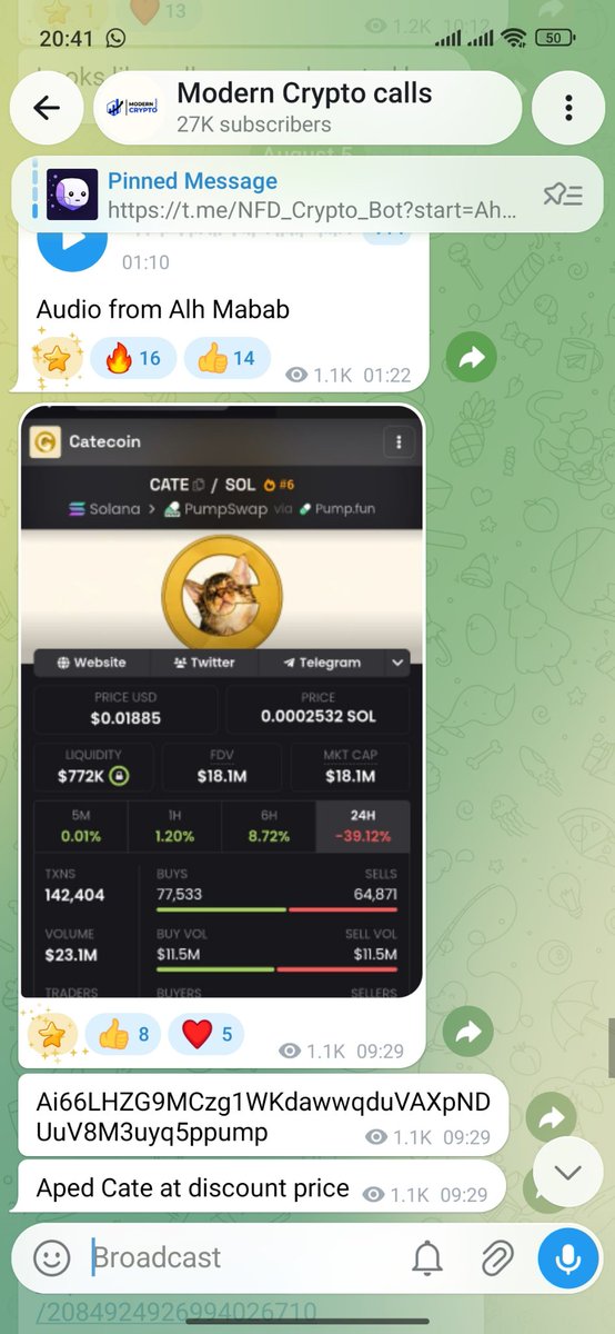 ModernSignals's tweet photo. 300% up in total🔥🔥🔥🥰 https://t.co/ZSnZxXzwLQ