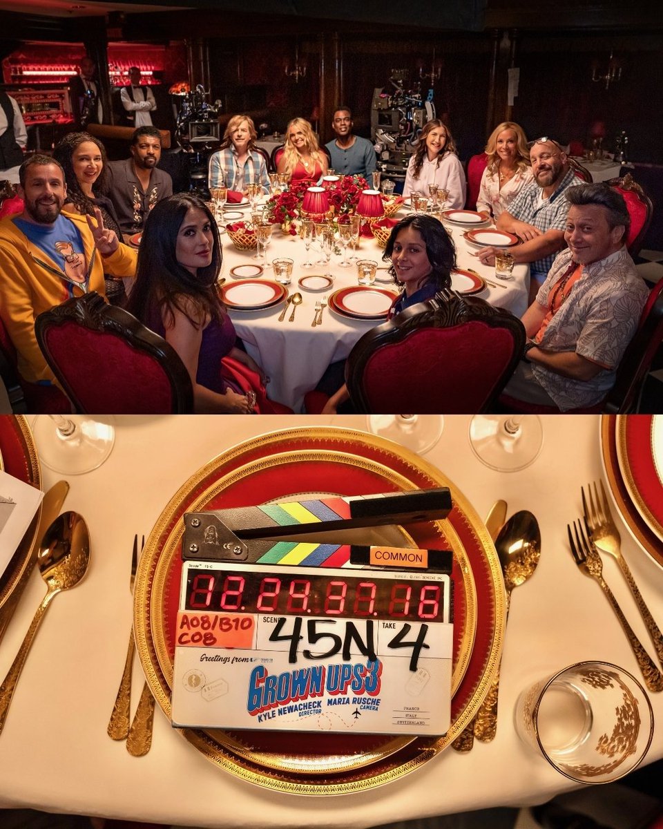 adorocinema's tweet photo. A Netflix anunciou que começaram as filmagens de Gente Grande 3, sequência dos filmes lançados em 2010 e 2013. 

Entre o elenco que retorna estão Adam Sandler, Kevin James, Chris Rock, David Spade, Rob Schneider, Salma Hayek Pinault, Maya Rudolph, Maria Bello e Julie Bowen.

Gostam dos dois primeiros filmes?