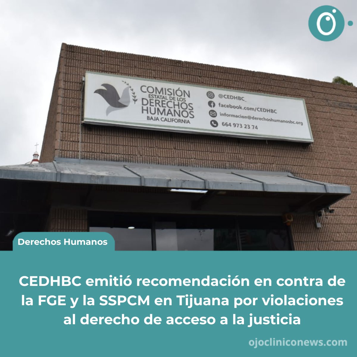 ojocliniconews's tweet photo. Esta recomendación fue dirigida a la #FGE y a la #SSPCM en #Tijuana por violaciones a los derechos a la legalidad y a la seguridad jurídica, derivadas de irregularidades en la actuación de personas servidoras públicas durante la investigación de un accidente de tránsito.
Todos los detalles aquí: https://t.co/IAZlX4N4yK