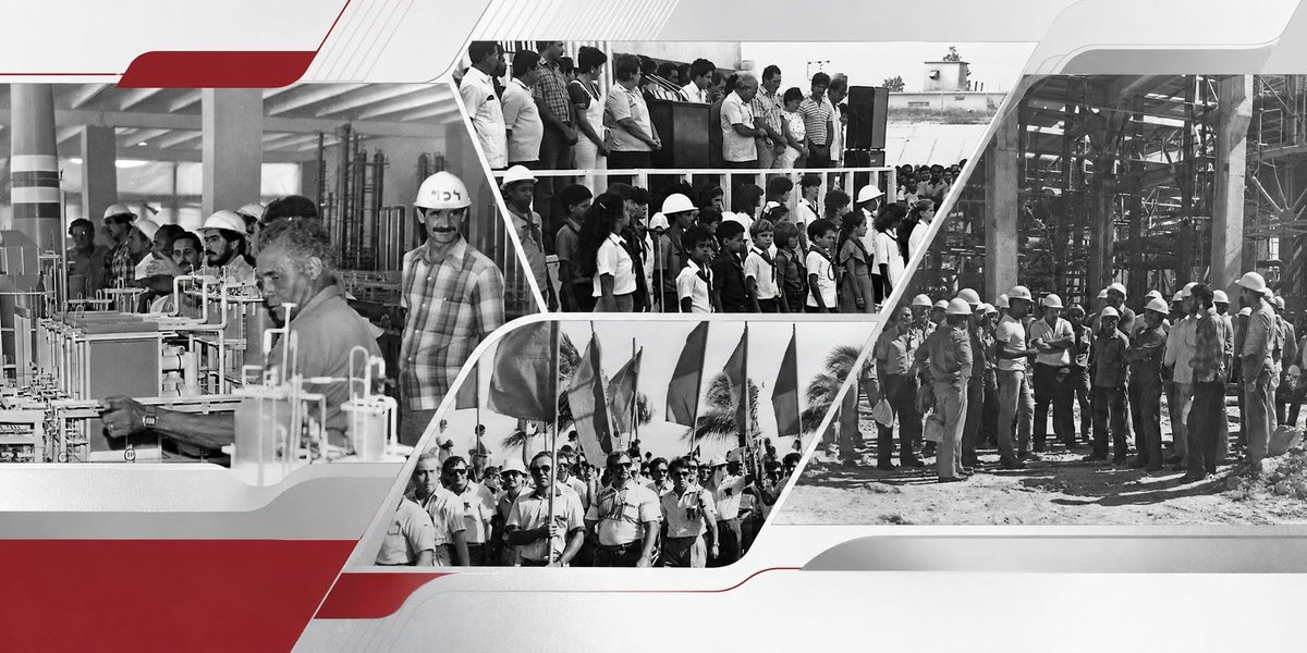 RefineraCienfu1's tweet photo. La  historia de la Refinería Cienfuegos trasciende los límites de una instalación industrial. En ella convergen el esfuerzo de generaciones de trabajadores, el desarrollo tecnológico del país y una parte significativa de la memoria económica y social de Cienfuegos y de Cuba. https://t.co/YVvP0I6nLX